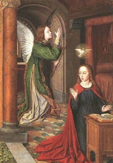 Master of Moulins The Annunciation Spain oil painting art